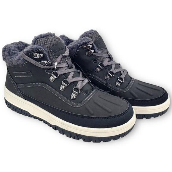 NWT Weatherproof Landon Men’s Suede Sneaker Boots – Grey – Size 13